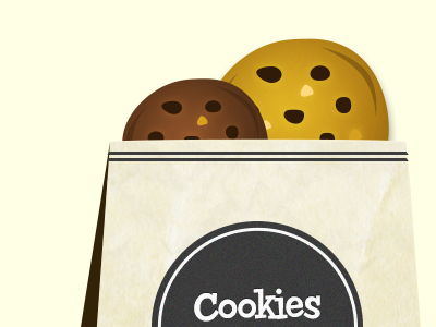 Cookies & Code bag cookies