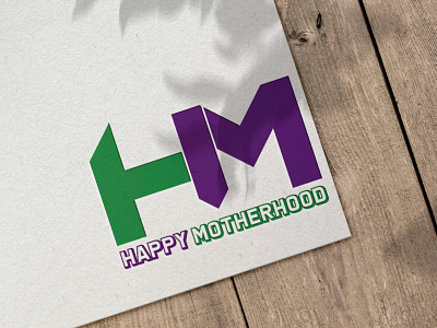 Happy Motherhood Logo branding businesscard design graphicdesign illustration illustrator logo photoshop typography