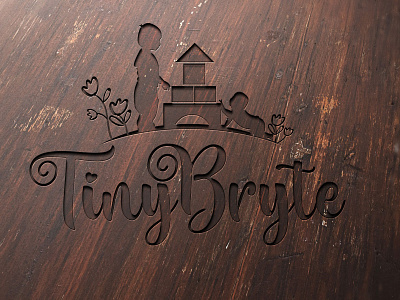 TinyBryte cleancut design logo vector