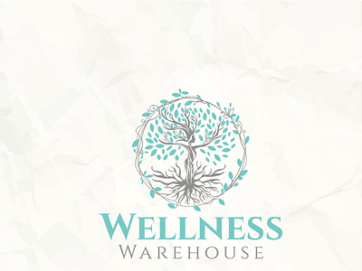 Wellness abstract cleancut design elegant illustration logo minimal sophisticated tree vector woman