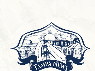 Tampa News cleancut design graphic design illustration logo minimal sophisticated vector