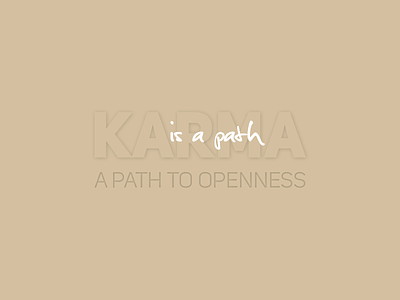 KARMA jijovj karma life meaning openness path peace quotes word