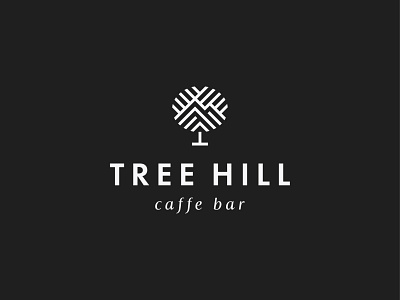 Tree Hill / Caffe Bar bar branch caffe club coffee drink hill icon logo mark mountain symbol tree