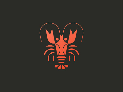 Lobster animal crab food icon lobster logo mark seafood symbol