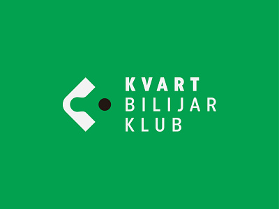Kvart Bilijar Klub ball billiard club icon kvart logo mark symbol table