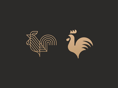 Modern Rooster Logo Designs Themes Templates And Downloadable Graphic Elements On Dribbble