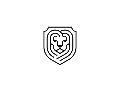 Lion Crest animal crest icon king lion logo luxury mark symbol