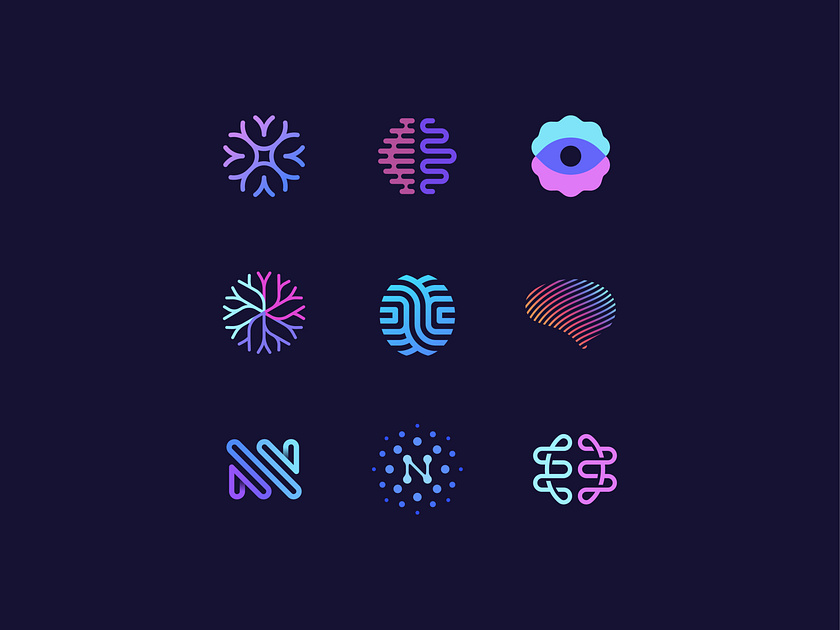 Neuron / Brain Logo Exploration by Dimitrije Mikovic on Dribbble