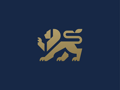 Meyag Lion animal cat heraldic heraldry icon jungle king lion logo mark symbol wild