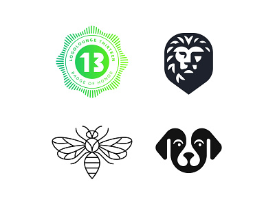 LogoLounge Book 13 Winning Logos animal bee book dog icon lion logo lounge mark symbol winners