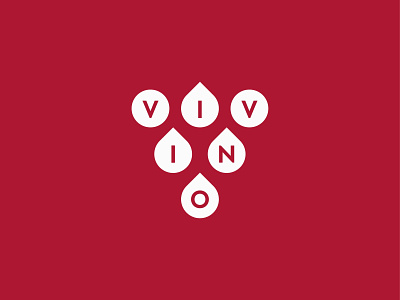 Vivino Logo app drink drop food grape icon logo mark smell symbol taste vivino wine