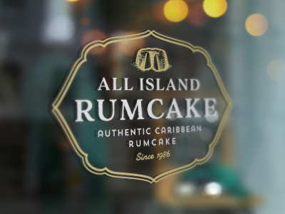 All Island Rumcake cake caribbean island logo rum rumcake