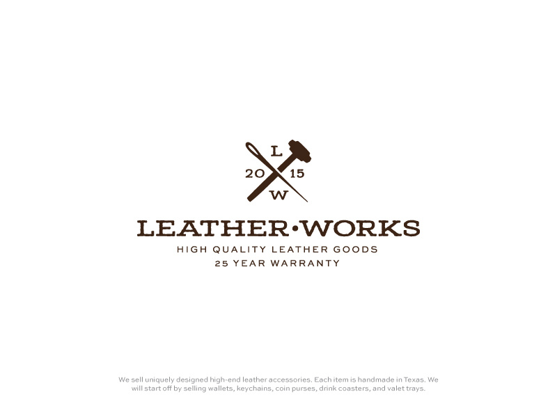 Leather Works By Dimitrije Mikovic On Dribbble Leather Works Needle Hammer Goods