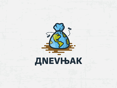 Dnevnjak - Comedy Show bag comedy earth garbage icon logo mud serbian show tv