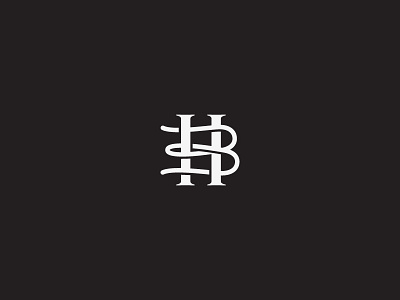 HB monogram hb icon letters logo monoram