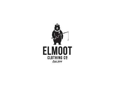 Elmoot Clothing Co. beer clothing company fashion icon logo vintage