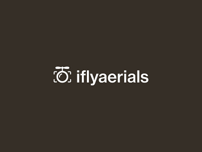iFlyAerials camera fly icon lense logo photo photography propeller