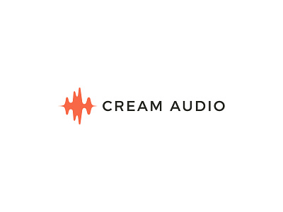 Cream Audio audio cream icon logo music sound speaker speakers tone wave