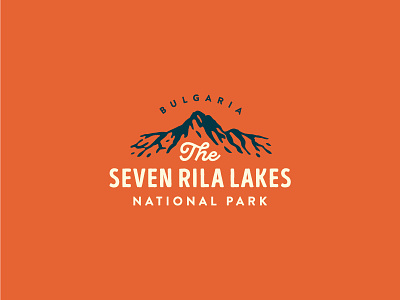 The Seven Rila Lakes icon lake lakes logo mountain nature rila seven water