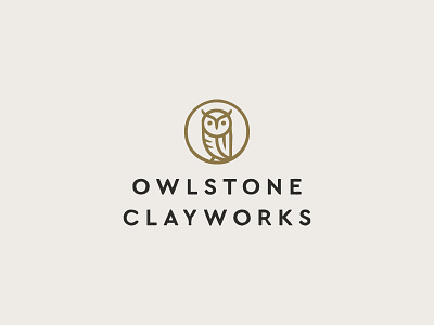 Owlstone Clayworks clay icon logo owl stone works workshop