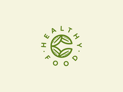 C Healthy Food food green healthy icon leaf logo vegan vegetable