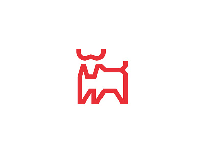 Bull animal bull cattle cow horn icon logo red toro