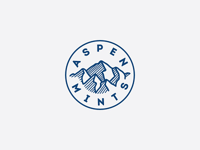 Aspen Mints aspen icon logo mint mountain nature peak