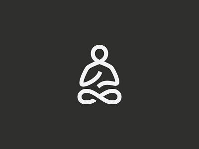 Yoga guru icon logo symbol yoga zen