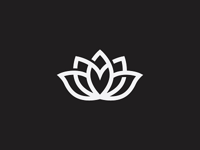 Lotus Flower flower icon logo lotus mark plant symbol water