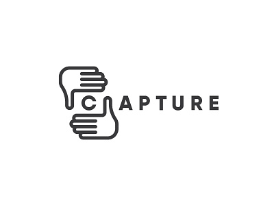 Capture camera capture hand hands icon logo mark photo photography symbol