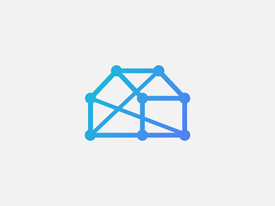 Smart House home house icon logo mark smart symbol system