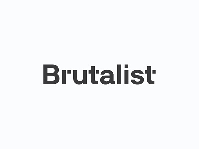 Brutalist architecture brutalist concerete icon logo mark symbol