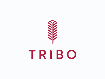 Tribo - Foodies Recommend feather food food app icon logo mark symbol tribe tribo