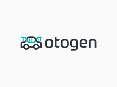 Otogen - Cardna auto automotive car dna gen icon logo mark oto symbol vehicle wheels