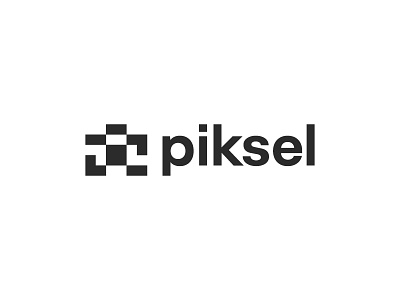 Piksel black camera design icon lens letters logo mark photo photography piksel pixel point simple symbol white