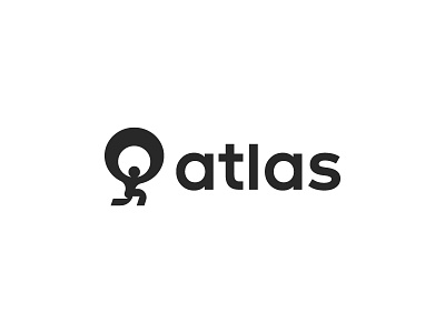 Atlas atlas earth god human icon logo mark symbol titan