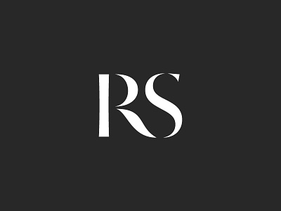 RS Monogram icon letters logo luxury mark monogram r rs s simple symbol