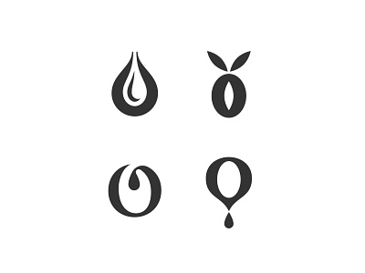 Oro Verde drop icon leaf letter logo mark olive olive branch olive oil simple symbol tree