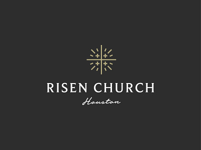Risen Church church cross faith icon jerusalem logo mark risen symbol