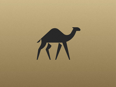 Camel animal camel desert icon logo mark simple symbol