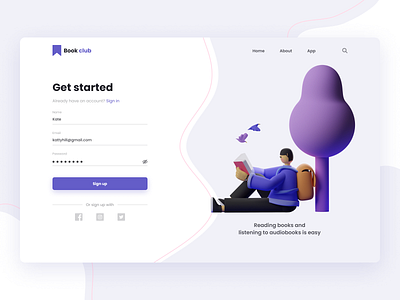 Daily UI 001 | Sign up form