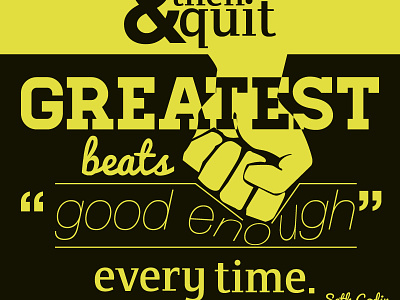 Seth Godin Typographic Quote Poster marketing pardot poster quotes seth godin typography
