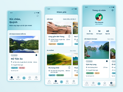 Travel Planning App | UI Design app travel ui