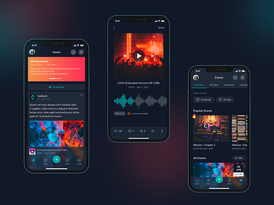 Music Social Commerce App Design design mobile ui ui design