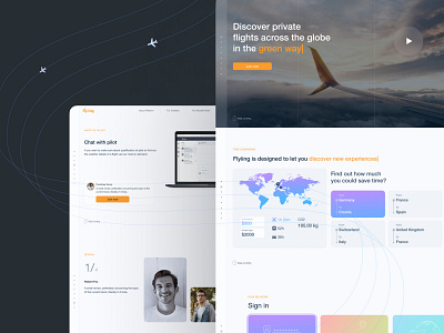 Flyiing is a marketplace Web App Design