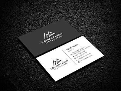 Professional Minimalist Business Card Design Template business card business card design business card design template graphic design