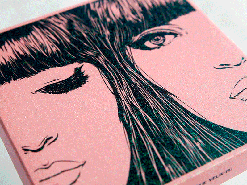 Brigitte / A Bouche Que Veux-Tu / Collector's Edition album album art album cover box brigitte design glitter music pink été 1981