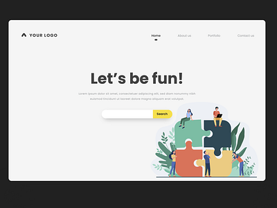 Just Fun design ui ux web