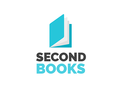 Second books logo branding design logo
