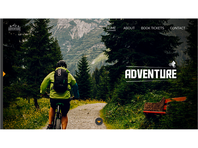 Adventure website Ui